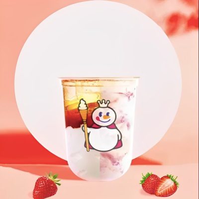 Sữa Kem Lắc Dâu Tây Mixue